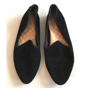 Birdies the Heron Black Suede Loafers